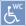 Piktogramm: Behinderten-WC